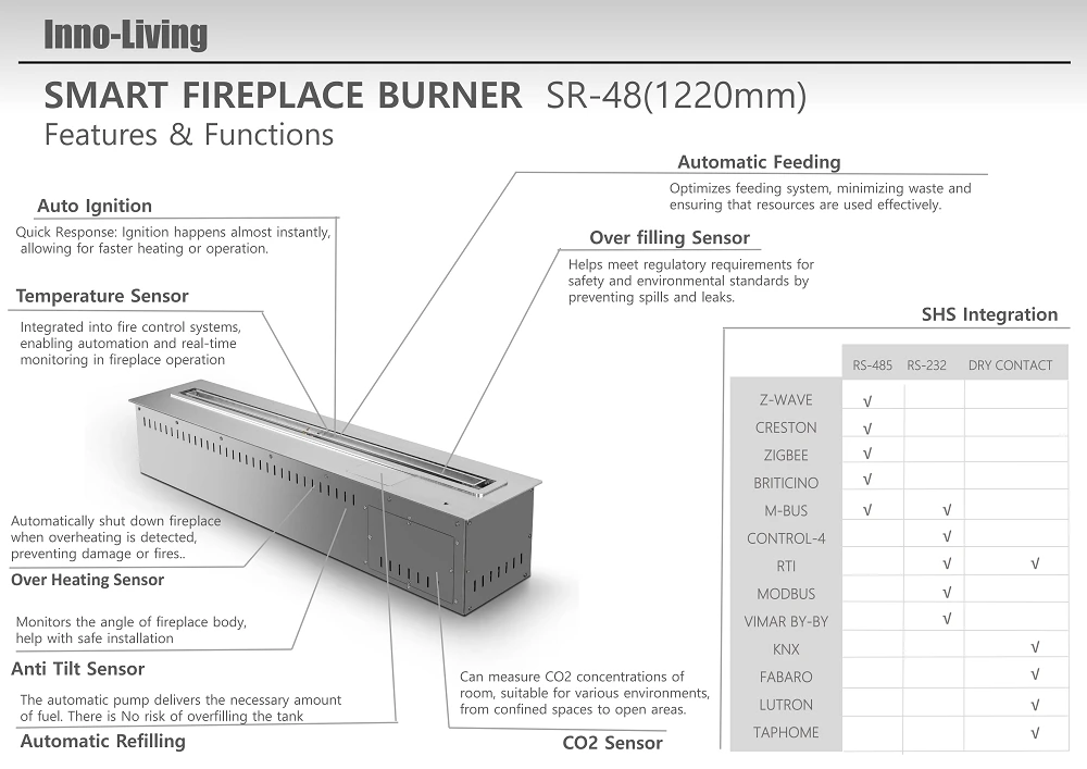 BEV fireplace SR4802 BEV fireplace SR4802