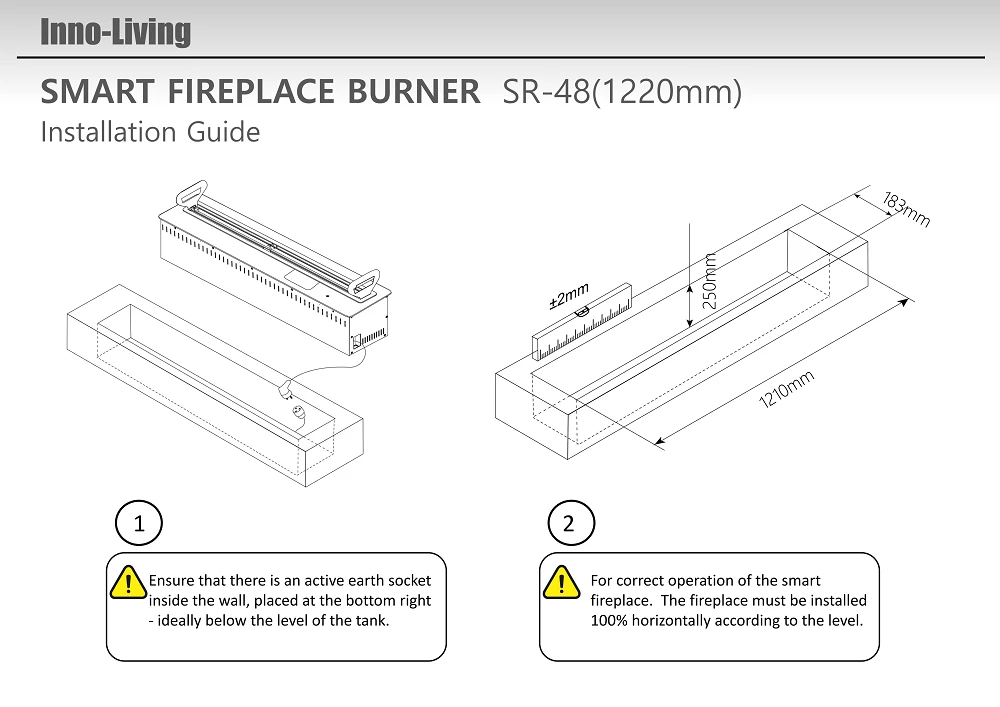 BEV fireplace SR4805 BEV fireplace SR4805